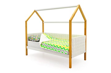 Детская кровать-домик «Svogen белая-дерево» мягкая в Шадринске