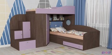 Детская кровать-шкаф Кадет-2, корпус Бодего, фасад Ирис в Шадринске