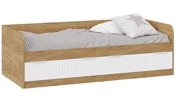 Кроватка ТриЯ Хилтон Тип 1 900 (Дуб Крафт Золотой/Белый матовый) в Кургане