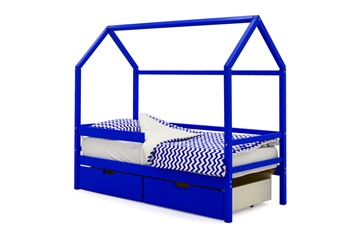 Детская кровать-домик Svogen синий в Кургане