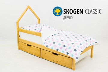 Кровать-домик детская мини Skogen дерево в Шадринске