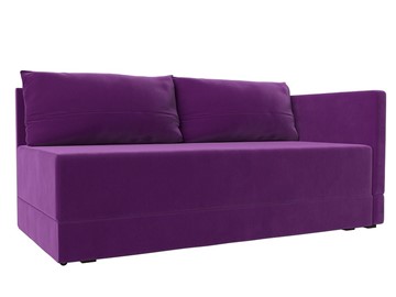 Диван-кровать Никас, Фиолетовый (Микровельвет) в Шадринске