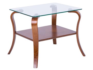 Стеклянный столик Мебелик Шарм (вишня) в Шадринске
