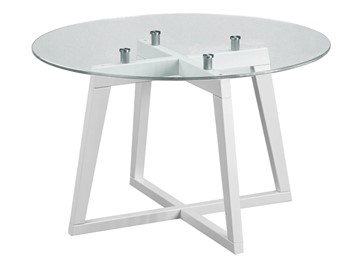 Стеклянный столик Рилле-445 (белый) в Кургане
