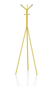 Вешалка напольная Крауз-11, цвет желтый в Шадринске