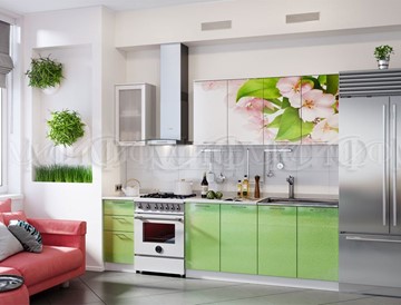 Кухонный гарнитур фотопечать Яблоневый цвет 2,0 в Шадринске