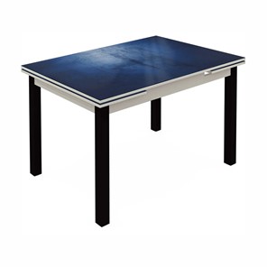 Обеденный раздвижной стол Шанхай исп.1 металл. крашенные №21 (Exclusive h149/белый) в Шадринске