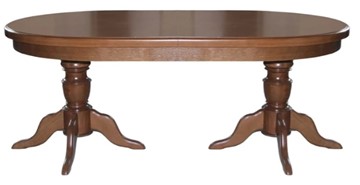 Деревянный стол 2,0(2,5)х1,1 на двух тумбах, (патина) в Шадринске