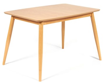 Кухонный раздвижной стол Pavillion (Павильон) бук/мдф 80x120+40x75, Натуральный арт.13982 в Кургане