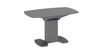 Стеклянный стол Портофино (СМ(ТД)-105.02.11(1)), цвет Серое/Стекло серое матовое LUX в Кургане