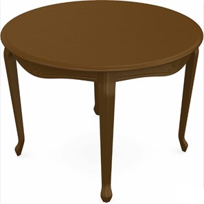 Обеденный круглый стол Кабриоль исп. Круг 1250, тон 2 (Морилка/Эмаль) в Шадринске