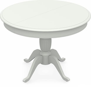 Круглый стол на кухню Леонардо-1 исп. Круг 1000, тон 9 (Морилка/Эмаль) в Кургане