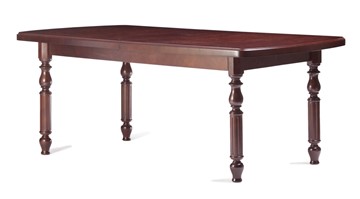 Деревянный стол на кухню 2,0(3,0)х1,1 на четырех ножках, (нестандартная покраска) в Кургане