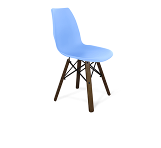 Обеденный стул SHT-ST29/S70 (голубой pan 278/темный орех/черный) в Шадринске