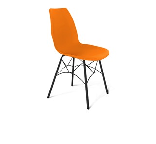 Обеденный стул SHT-ST29/S107 (оранжевый ral2003/черный муар) в Шадринске