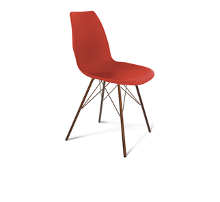 Кухонный стул SHT-ST29/S37 (красный ral 3020/медный металлик) в Шадринске