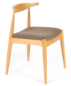Обеденный стул BULL бук/ткань 54,5x54x75 Натуральный арт.19586 в Шадринске
