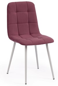 Обеденный стул CHILLY MAX 45х54х90 сливовый 16/белый арт.18286 в Шадринске