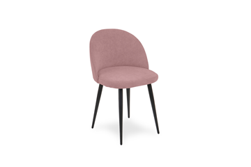 Обеденный стул Brendoss Лайт розовый черные ножки в Шадринске