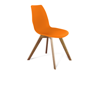 Обеденный стул SHT-ST29/S39 (оранжевый ral2003/светлый орех) в Шадринске