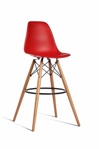 Барный стул DSL 110 Wood bar (красный) в Кургане