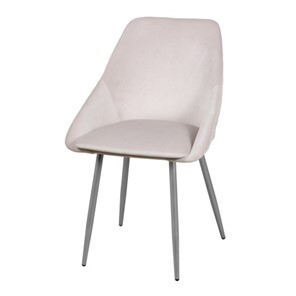 Мягкий дизайнерский стул Мартин СРП-063 эмаль бриллиант Веллюто бежевый в Кургане