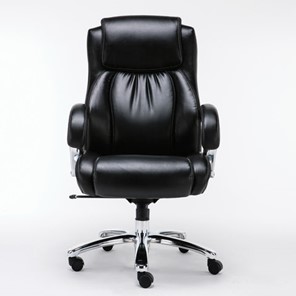 Кресло Brabix Premium Status HD-003 (рециклированная кожа, хром, черное) 531821 в Шадринске