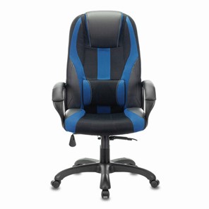 Компьютерное кресло Brabix Premium Rapid GM-102 (экокожа/ткань, черное/синее) 532106 в Шадринске