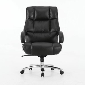 Компьютерное кресло Brabix Premium Bomer HD-007 (рециклированная кожа, хром, черное) 531939 в Шадринске