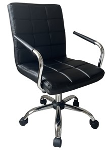 Кресло компьютерное C8545  BLACK (чёрный) в Шадринске