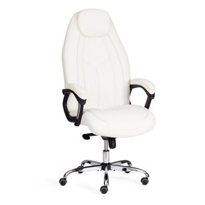 Офисное кресло BOSS Lux, кож/зам, белый, арт.21152 в Шадринске