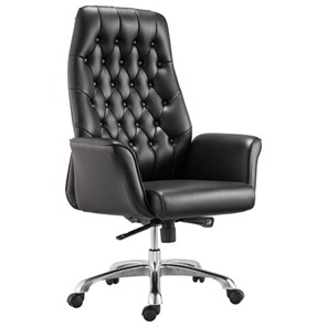Офисное кресло BRABIX PREMIUM "Legacy EX-750", синхромеханизм, алюминий, экокожа, черное, 532492 в Шадринске