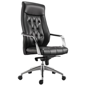 Офисное кресло BRABIX PREMIUM "Sonata EX-754", мультиблок, алюминий, экокожа, черное, 532491 в Шадринске