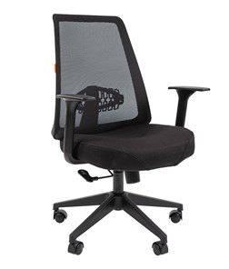 Кресло офисное CHAIRMAN 535 LT Сетчатый акрил черный / Полиэстер черный в Кургане