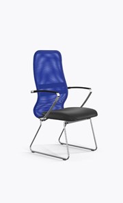 Офисное кресло Метта Ergolife Sit 8 B2-9K - X1+Extra (Синий-Черный) в Кургане
