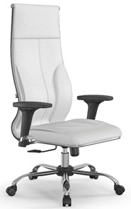 Кресло офисное Мetta L 1m 46/2D Infinity Easy Clean (MPES) топган, нижняя часть 17833 белый в Кургане