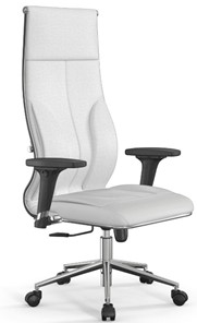 Кресло офисное Мetta L 1m 46/2D Infinity Easy Clean (MPES) топган OMS, нижняя часть 17853 белый в Кургане