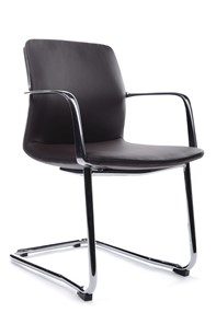 Кресло офисное Plaza-SF (FK004-С11), темно-коричневый в Шадринске