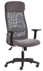 Компьютерное кресло PROFIT PLT флок/ткань, серый, 29/W-12, арт.20537 в Шадринске