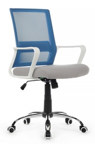 Кресло Riva RCH 1029MW, серый/синий в Шадринске