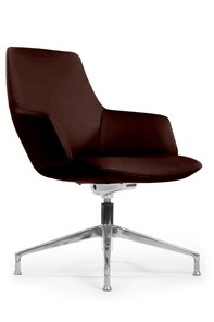 Кресло в офис Spell-ST (С1719), темно-коричневый в Шадринске