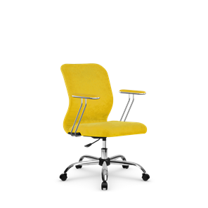 Офисное кресло SU-Mr-4/подл.078/осн.006 желтый в Шадринске