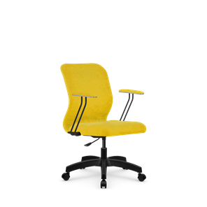 Офисное кресло SU-Mr-4/подл.079/осн.005 желтый в Шадринске