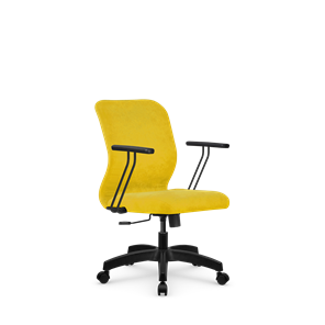 Офисное кресло SU-Mr-4/подл.109/осн.001 желтый в Шадринске