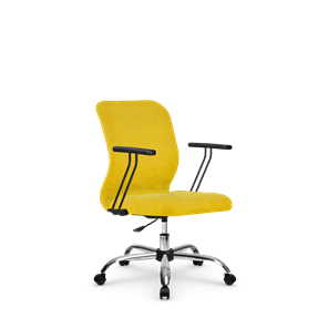 Кресло SU-Mr-4/подл.109/осн.006 желтый в Шадринске