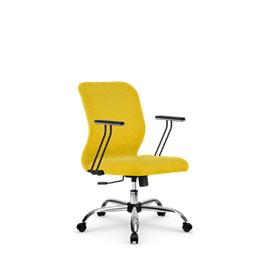 Компьютерное кресло SU-Mr-4/подл.110/осн.003 желтый в Шадринске