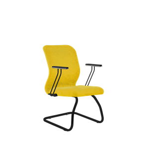 Кресло офисное SU-Mr-4/подл.110/осн.008 желтый в Шадринске