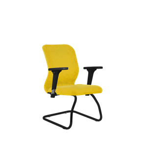 Офисное кресло SU-Mr-4/подл.200/осн.008 желтый в Шадринске