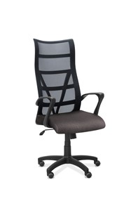 Офисное кресло для персонала Топ, сетка/ткань Bahama / черная/серая в Кургане