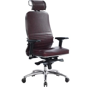 Компьютерное кресло Метта Samurai KL-3.04, темно-бордовый в Шадринске